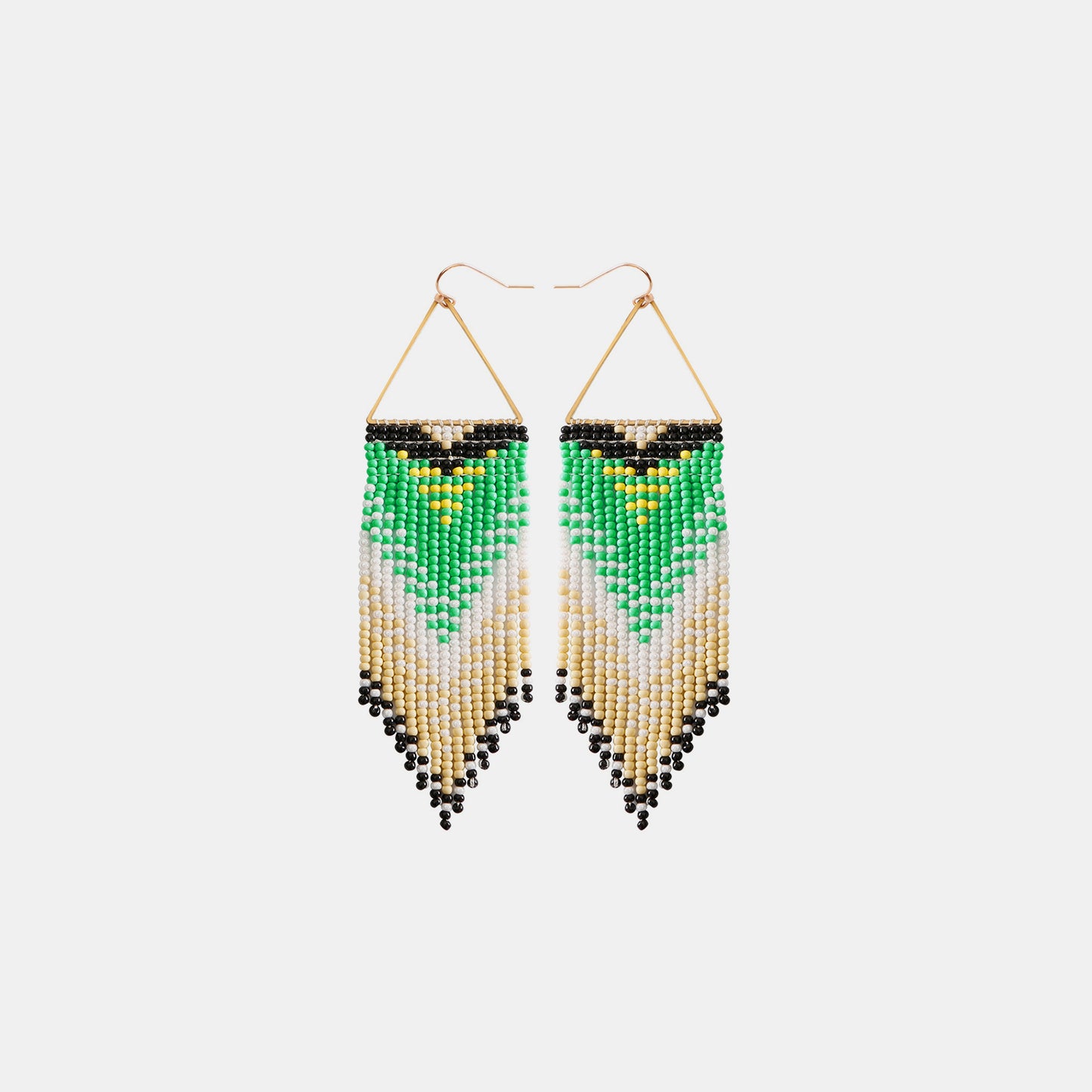 Rice Bead Dangle Earrings