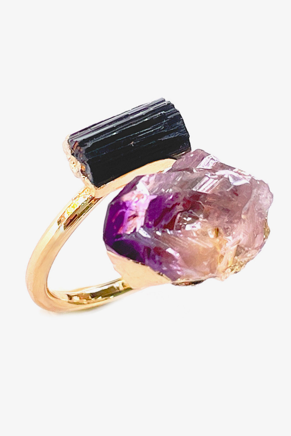 Druzy Copper Ring