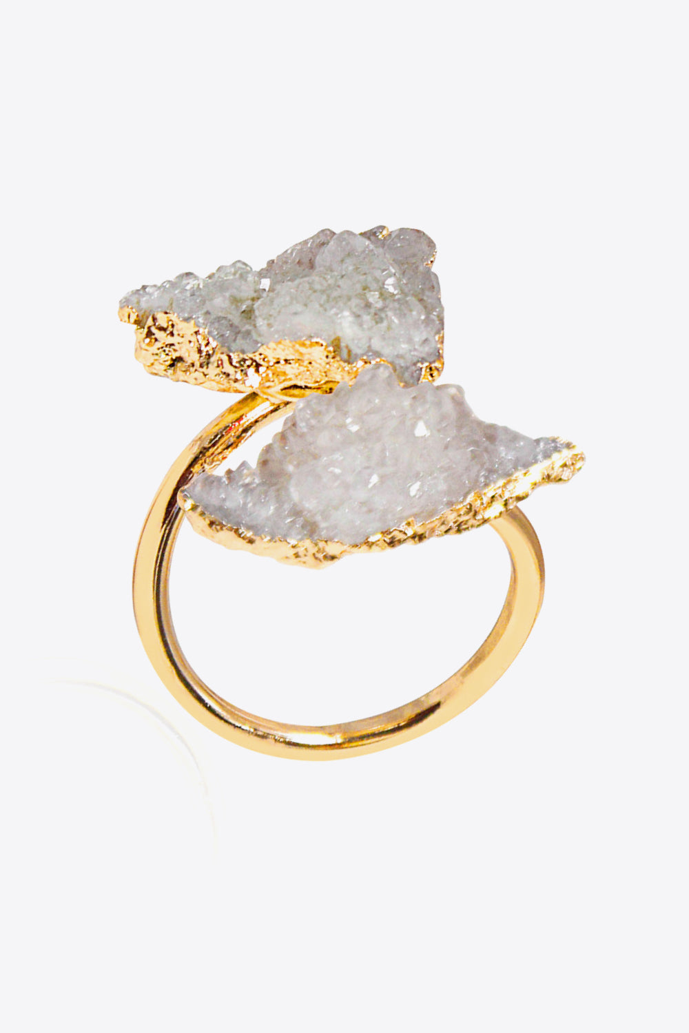 Druzy Copper Ring