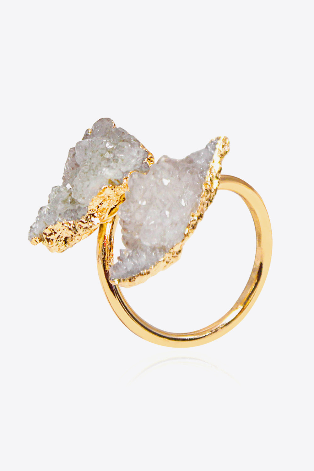 Druzy Copper Ring