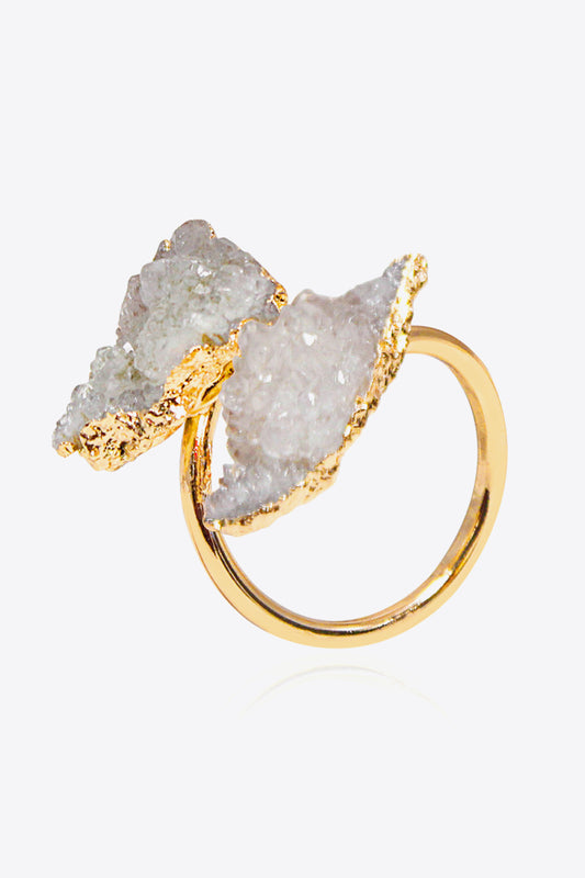 Druzy Copper Ring